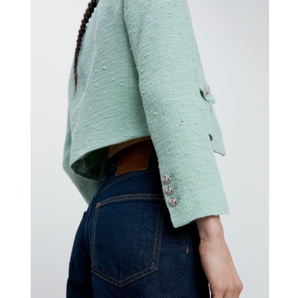 Textured weave jacket - Picture 8 of 12